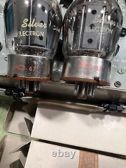 Tung Sol Silver 6550 Kt88 Stereo Audio Guitar Ham Radio Amplifier Tube Set