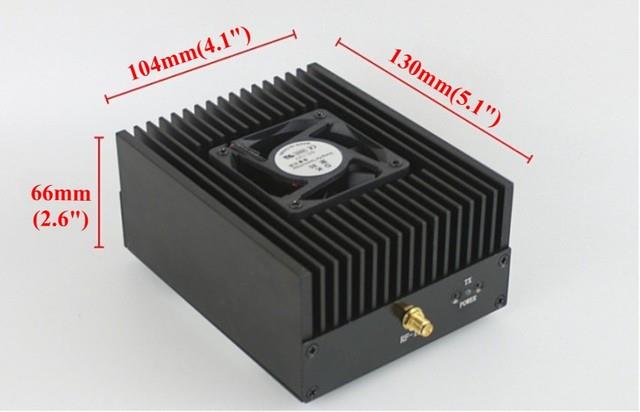 Uhf 400-470mhz Ham Radio Power Amplifier 50w For Interphone Dmr Dpmr P2s C4fm
