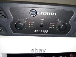 Used fully tested Crown XLi 1500 amp