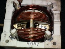 VARIOMETER VARIABLE INDUCTANCE 4-24 uH NEW NOS Ceramic HAM Radio PA Amplifier