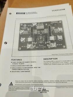 VCA2611EVM 2 pcs Dual Channels per IC Variable Gain Amplifier Evaluation Boards