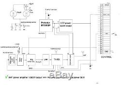 VHF 2m power amplifier LDMOS 144-148 MHz 1000W KIT