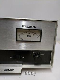 VHTF RARE HENRY RADIO Model TEMPO 2000 LINEAR AMPLIFIER