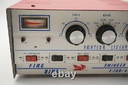 VTG RARE Fire Bird Swinger F-100 4-bil Amatuer Linear Ham Radio Tube Amplifier