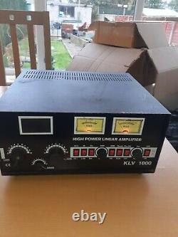 Very rare RM klv1000 valve state 1kw linear cb ham radio working well, read add