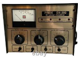 Vintage 1970s Pride DX-300 Bi Linear Amplifier Ham RadioEstatePowers On