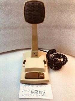 Vintage ASTATIC 1104C HiFi Amplified Desk CB Ham Radio Base Microphone Fast Ship