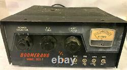 Vintage Boomerang 800-P Ham Radio CB Linear Tube Amplifier 6 x 6LQ6/6JE6C RARE