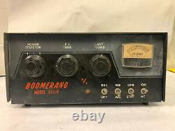 Vintage Boomerang 800-P Ham Radio CB Linear Tube Amplifier 6 x 6LQ6/6JE6C RARE