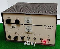 Vintage D&a Maverick Dual Power Cb Radio Tube Linear Amplifier Dpmb 9308 Rare