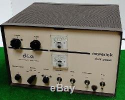 Vintage D&a Maverick Dual Power Cb Radio Tube Linear Amplifier Dpmb 9308 Rare