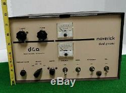 Vintage D&a Maverick Dual Power Cb Radio Tube Linear Amplifier Dpmb 9308 Rare