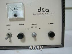 Vintage D&a Raider Linear Amplifier Cb Ham Radio Amp Citizens Band Base Station