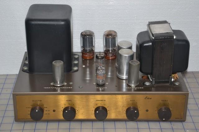 Vintage Eico Hf-20 Mono Tube Integrated Amplifier Works Great