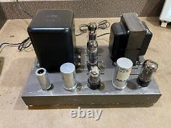 Vintage EICO HF-35 TUBE Ultra-Linear EL34 Monoblock Power Amp with Cage Working