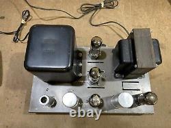 Vintage EICO HF-35 TUBE Ultra-Linear EL34 Monoblock Power Amp with Cage Working