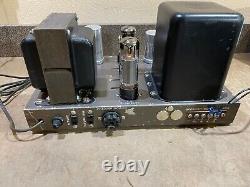 Vintage EICO HF-35 TUBE Ultra-Linear EL34 Monoblock Power Amp with Cage Working