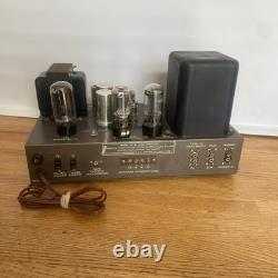 Vintage Eico HF-20 Tube Amplifier 20 Watts Original Cage Cover Powers Up 50s