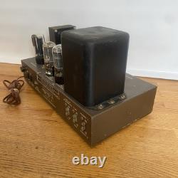 Vintage Eico HF-20 Tube Amplifier 20 Watts Original Cage Cover Powers Up 50s