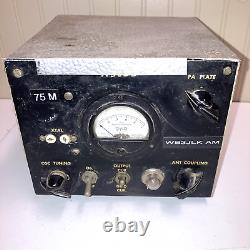 Vintage Ham Radio Unit Tube Tuner Amplifier Untested Stancor Trans