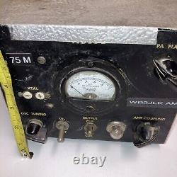 Vintage Ham Radio Unit Tube Tuner Amplifier Untested Stancor Trans