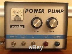 Vintage Kris Power Pump Tube Amateur Radio HF Linear Amplifier