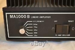 Vintage Magnus Metron Ham Radio Linear Amplifier Ma 1000b 15-160m Solid State