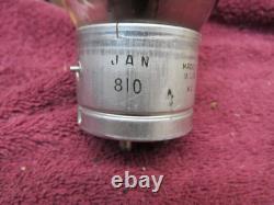 Vintage RCA JAN 810 Ham Radio RF Amplifier Tube Valve