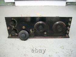 Vintage Radio Receiver Chassis Ham Cb Short Wave Amplifier Project As Found