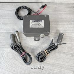 Vintage Shure HF52A Hands Free Microphone Amplifier with Two Mics Untested