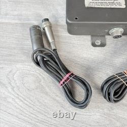 Vintage Shure HF52A Hands Free Microphone Amplifier with Two Mics Untested