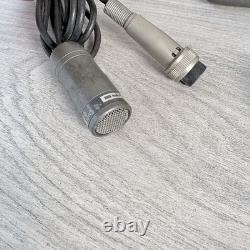 Vintage Shure HF52A Hands Free Microphone Amplifier with Two Mics Untested