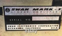 Vintage Swan Mark-I 2000 Watt Pep Linear Amplifier