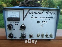 Vintage Varmint Linear Base Amplifier Xl-250 Very Good Condition & Turns On