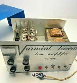 Vintage Varmint Linear XL-1000 base amplifier Parts and Repair