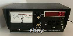 Vintage Wawasee 2000 Watt/swr/ Clock Meter In Great Condition Vhtf