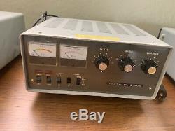 Vintage YAESU Communication System FT-101E Transceiver, FL-2100b Linear Amplifie