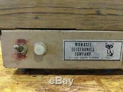 Wawasee Electronics Company Linear Amplifier And Black Cat JB 200 A