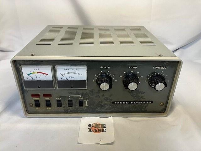 Yaesu Fl-2100b Vacuum Tube Linear Amplifier Amateur Ham Radio Good Working