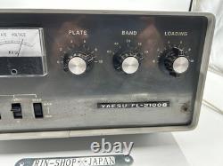 Yaesu FL-2100B HF Ham Radio Booster Unit Tested Vintage