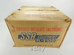 Yaesu FL-2100B Vintage 572B Tube Ham Radio Amplifier with Boxes (works great)